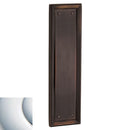 Baldwin 2281260 Push Plate 3-1/2" x 20" Nashville Bright Chrome Finish - Bright Chrome - Brass