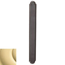 Baldwin 2282031 Push Plate 2-1/4" x 11-7/8" San Francisco Unlacquered Brass Finish - Unlacquered Brass - Brass