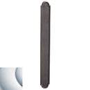 Baldwin 2282260 Push Plate 2-1/4" x 11-7/8" San Francisco Bright Chrome Finish - Bright Chrome - Brass