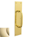Baldwin 2335003 Pull Plate 3-1/2" x 15" Lifetime Brass Finish - Lifetime Brass - Brass