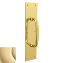 Baldwin 2335031 Pull Plate 3-1/2" x 15" Unlacquered Brass Finish - Unlacquered Brass - Brass