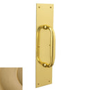 Baldwin 2335033 Pull Plate 3-1/2" x 15" Vintage Brass Finish - Vintage Brass - Brass