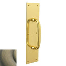 Baldwin 2335050 Pull Plate 3-1/2" x 15" Antique Brass Finish - Antique Brass - Brass