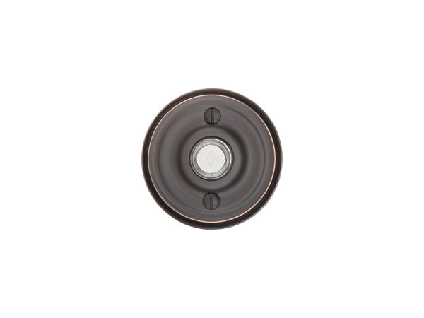 Emtek 2400 Doorbell Button with Regular Rosette