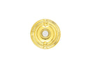 Emtek 2407 Doorbell Button with Ribbon & Reed Rosette