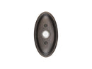 Emtek 2414 Sandcast Bronze Doorbell Button with