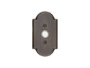 Emtek 2421 Sandcast Bronze Doorbell Button with