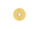 Emtek 2458 Doorbell Button with Disk Rosette