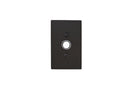 Emtek 2463 Doorbell Button with Modern Rectangular Rosette