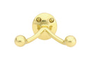 Emtek 2607 Traditional Brass Double Hook