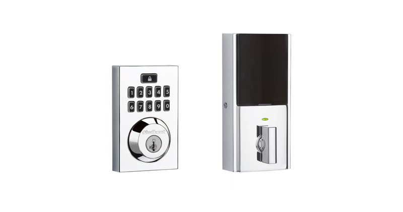 Kwikset 914CNTZW500  Z-Wave Enabled Contemporary Smartcode Deadbolt with SmartKey and RCAL Latch and RCS Strike