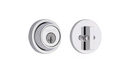 Kwikset 660RDT Single Cylinder Round Deadbolt SmartKey with RCAL Latch and RCS Strike with New Chassis