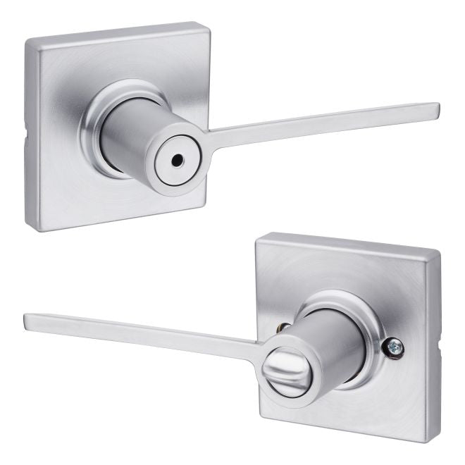 Kwikset Ladera Lever with Square Rose Door Lock