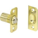 Ives 349B3 Solid Brass Round Corner Ball Catch Bright Brass Finish - Bright Brass - NA