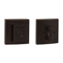 Baldwin Prestige 380SDB11PS Square Single Cylinder Deadbolt with RCAL Latch; RCS Strike; and Smart Key Venetian Bronze Finish - Venetian Bronze - NA