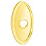 Emtek Transitional Brass Single Hook with Oval Rosette