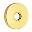 Emtek 2809 Modern Brass Double Hook with Brass Disk Rosette