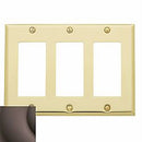 Baldwin 4740030 Triple Rocker Beveled Switch Plate