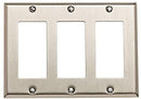 Baldwin 4740030 Triple Rocker Beveled Switch Plate