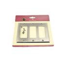 Baldwin 4740030 Triple Rocker Beveled Switch Plate