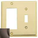 Baldwin 4743 Single Rocker and Toggle Beveled Switch Plate