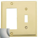Baldwin 4743 Single Rocker and Toggle Beveled Switch Plate
