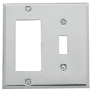 Baldwin 4743 Single Rocker and Toggle Beveled Switch Plate