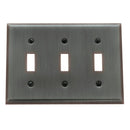 Baldwin 4770 Triple Toggle Beveled Switch Plate