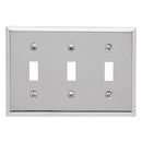 Baldwin 4770 Triple Toggle Beveled Switch Plate