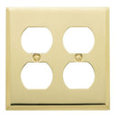 Baldwin 4771 Double Outlet Beveled Switch Plate