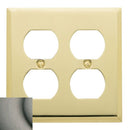 Baldwin 4771 Double Outlet Beveled Switch Plate