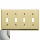 Baldwin 4772 Quadruple Toggle Beveled Switch Plate