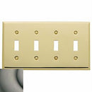 Baldwin 4772 Quadruple Toggle Beveled Switch Plate