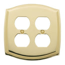 Baldwin 4781 Double Outlet Colonial Switch Plate