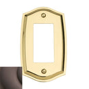 Baldwin 4785112 Single Rocker Colonial Switch Plate