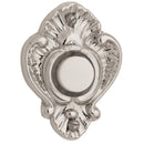 Baldwin 4857055 Victorian Bell Button Lifetime Bright Nickel Finish