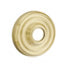 Emtek Transitional Brass Towel Ring With Regular Rosette
