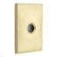 Emtek Transitional Brass Single Hook with Modern Rectangular Rosette