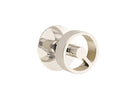 Emtek Concealed Screws Spoke Knob, Modern Rosette