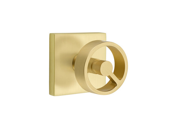 Emtek  Spoke Knob Concealed Fastener with  Square Rosette