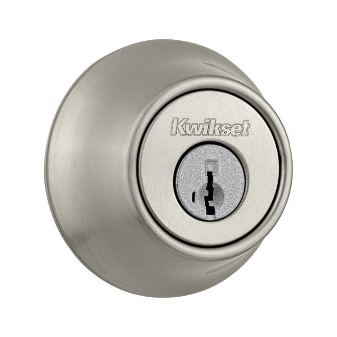 Kwikset 660 Single Cylinder Deadbolt with RCAL Latch and RCS Strike with New Chassis