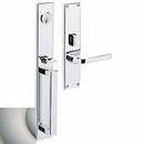Baldwin 6976056RDBL Minneapolis Right Hand Double Cylinder Entry Mortise Lock Trim Lifetime Satin Nickel Finish - Right Hand - NA