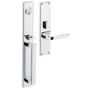 Baldwin 6976260RFD Minneapolis Right Hand Full Dummy Mortise Lock Trim Blank Plates Bright Chrome Finish - Right Hand - NA