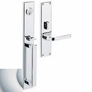 Baldwin 6976264LFD Minneapolis Left Hand Full Dummy Mortise Lock Trim Blank Plates Satin Chrome Finish - Left Hand - NA