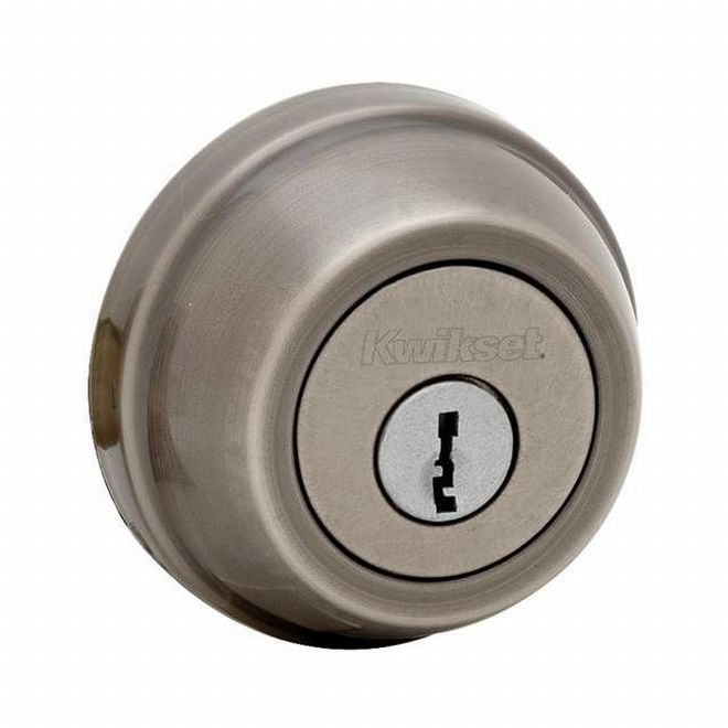 Kwikset 780 Single Cylinder Deadbolt with RCAL Latch and RCS Strike