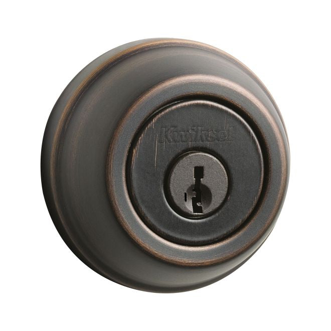 Kwikset 784-11PSV1 UL Double Cylinder Deadbolt with New Chassis SmartKey with RCAL Latch and RCS Strike Venetian Bronze Finish