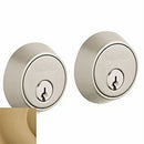 Baldwin 8011033 Contemporary 1-5/8" Double Cylinder Deadbolt Vintage Brass Finish - NA - NA