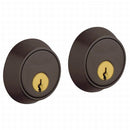Baldwin 8011112 Contemporary 1-5/8" Double Cylinder Deadbolt Venetian Bronze Finish - Venetian Bronze - NA