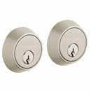 Baldwin 8011150 Contemporary 1-5/8" Double Cylinder Deadbolt Satin Nickel Finish - Satin Nickel - NA