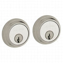 Baldwin 8021055 Traditional 1-5/8" Double Cylinder Deadbolt Lifetime Bright Nickel Finish - NA - NA